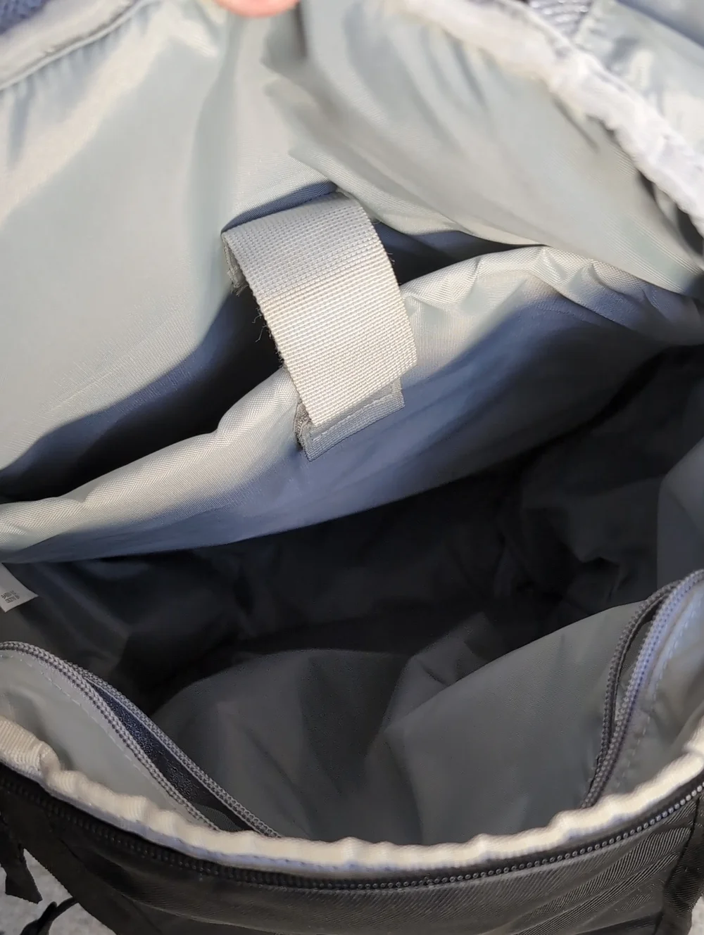Jordan Sportswear Top-Loading Backpack Expanding Large Bag in Black